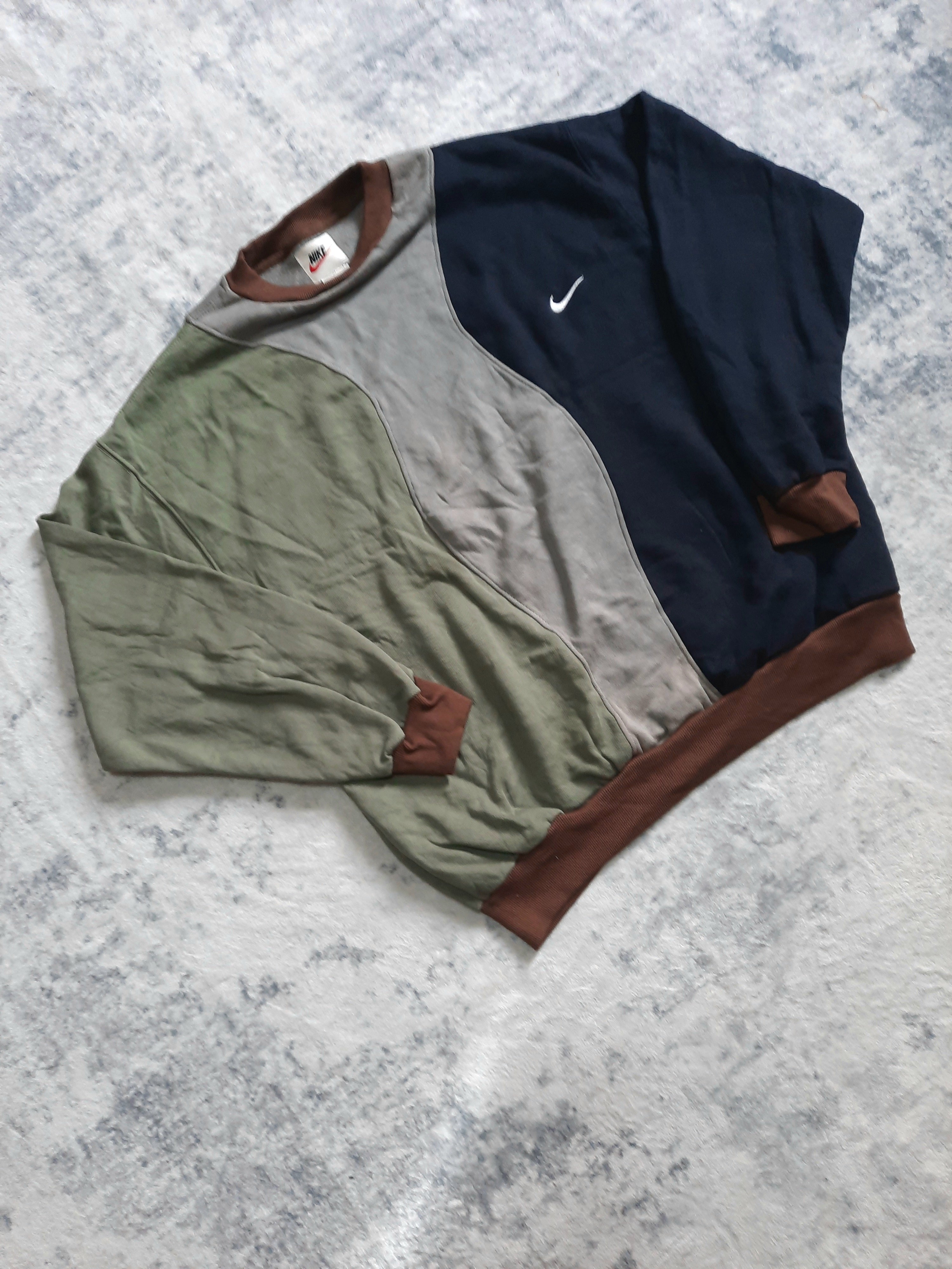 sweat nike retro black, grey, green, brown XL