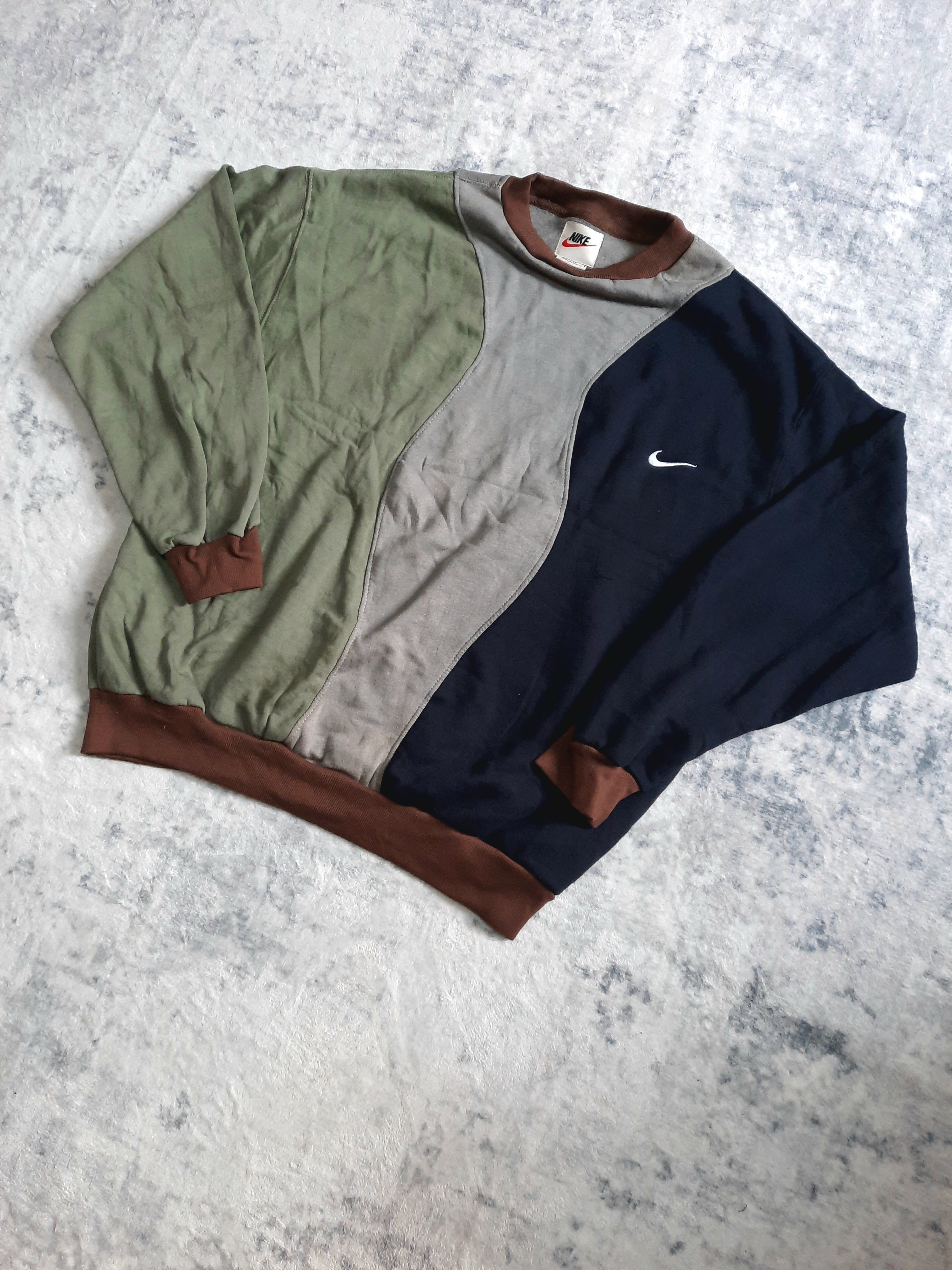 sweat nike retro black, grey, green, brown XL